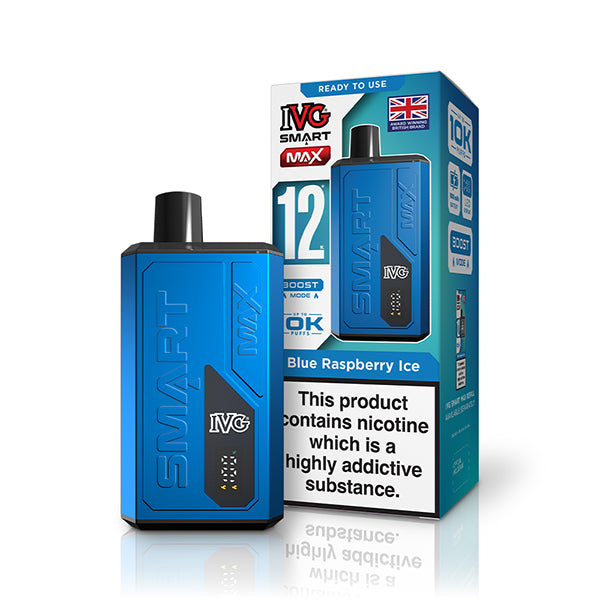 IVG Smart Max 10K Prefilled Vape Kit - Blue Raspberry Ice