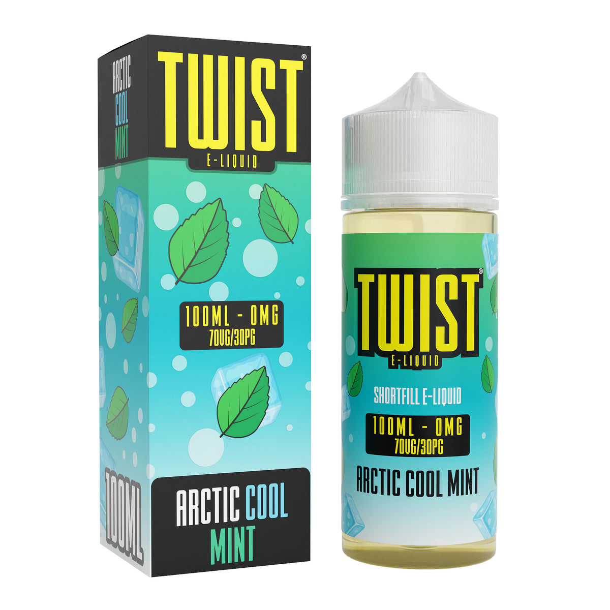 Arctic Cool Mint E-Liquid by Twist E-Liquid - Shortfills UK