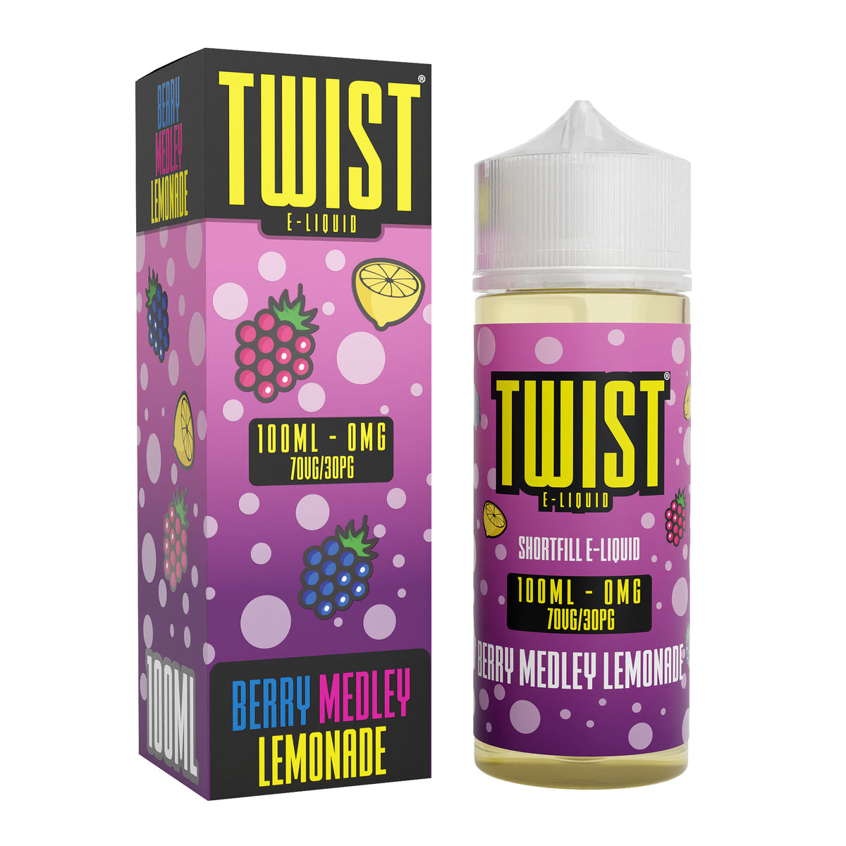 Berry Medley Lemonade E-Liquid by Twist E-Liquid - Shortfills UK