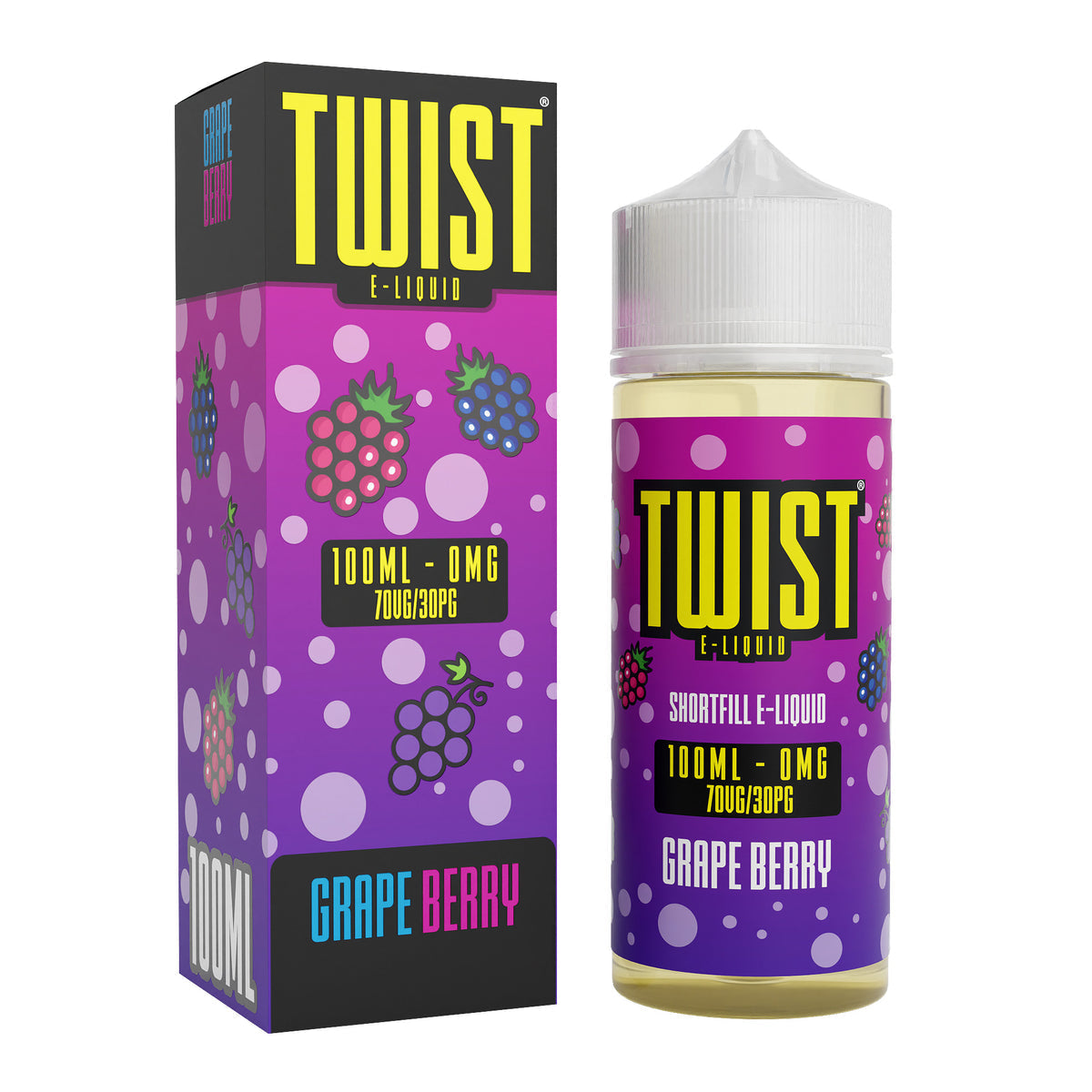 Grape Berry E-Liquid by Twist E-Liquid - Shortfills UK