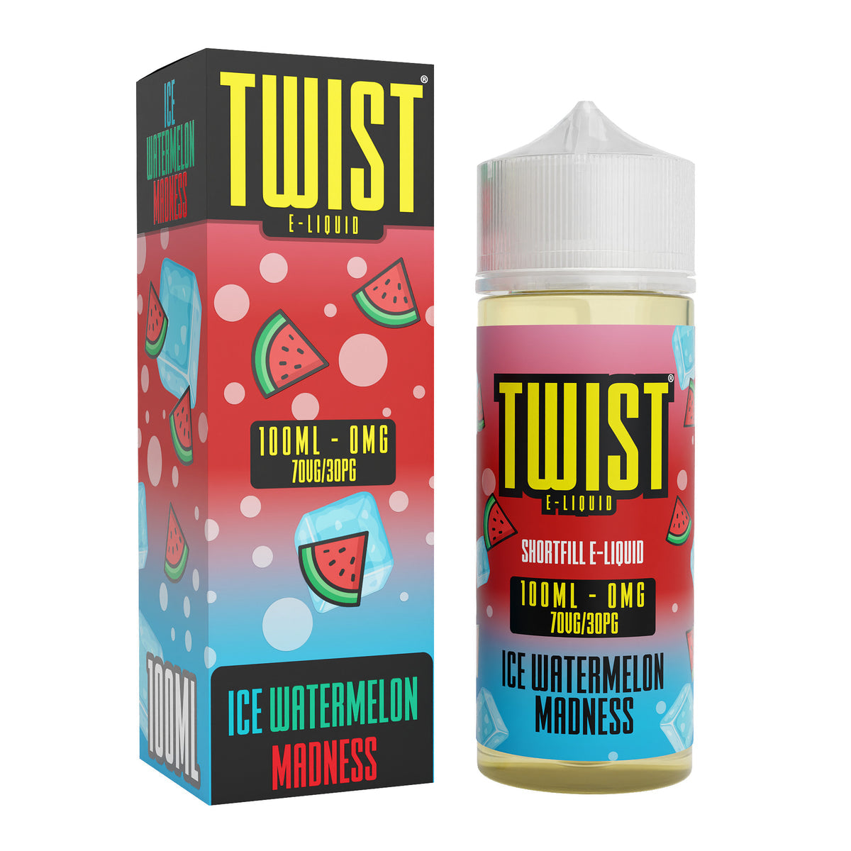 Ice Watermelon Madness E-Liquid by Twist E-Liquid - Shortfills UK