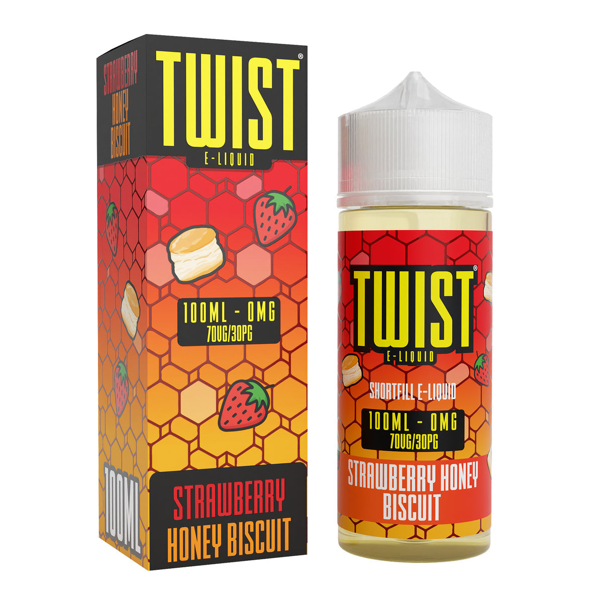 Strawberry Honey Biscuit E-Liquid by Twist E-Liquid - Shortfills UK