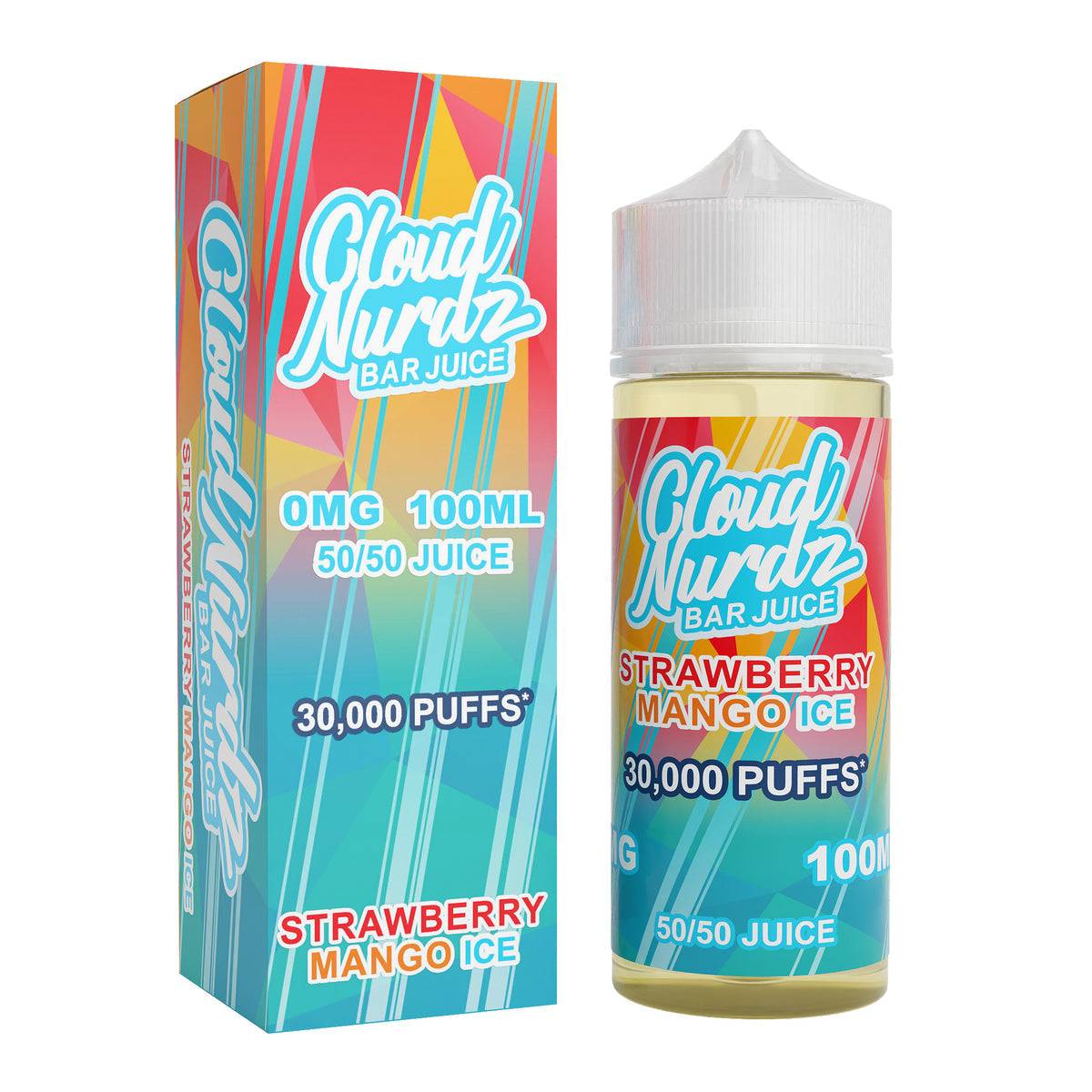 Strawberry Mango Ice E-Liquid by Cloud Nurdz - Shortfills UK
