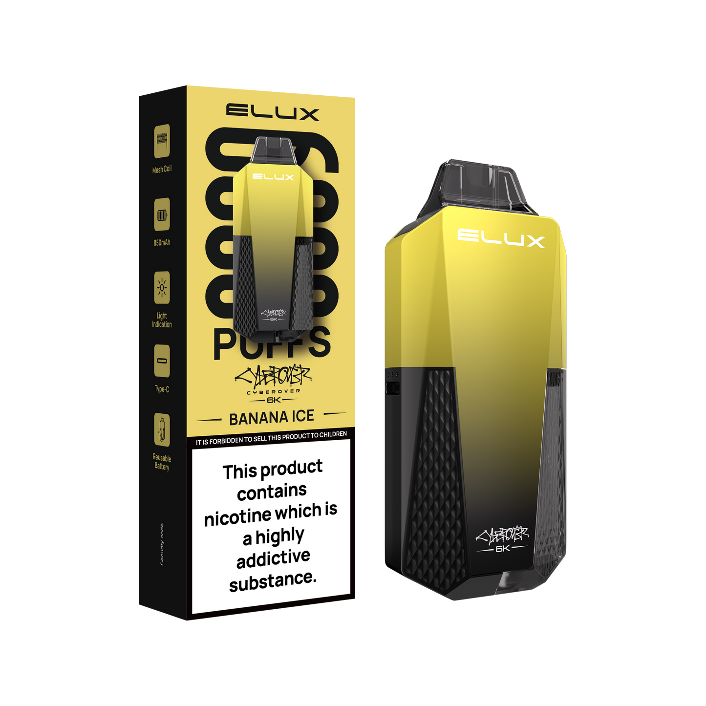 Elux Cyberover 6K Disposable Vape Device