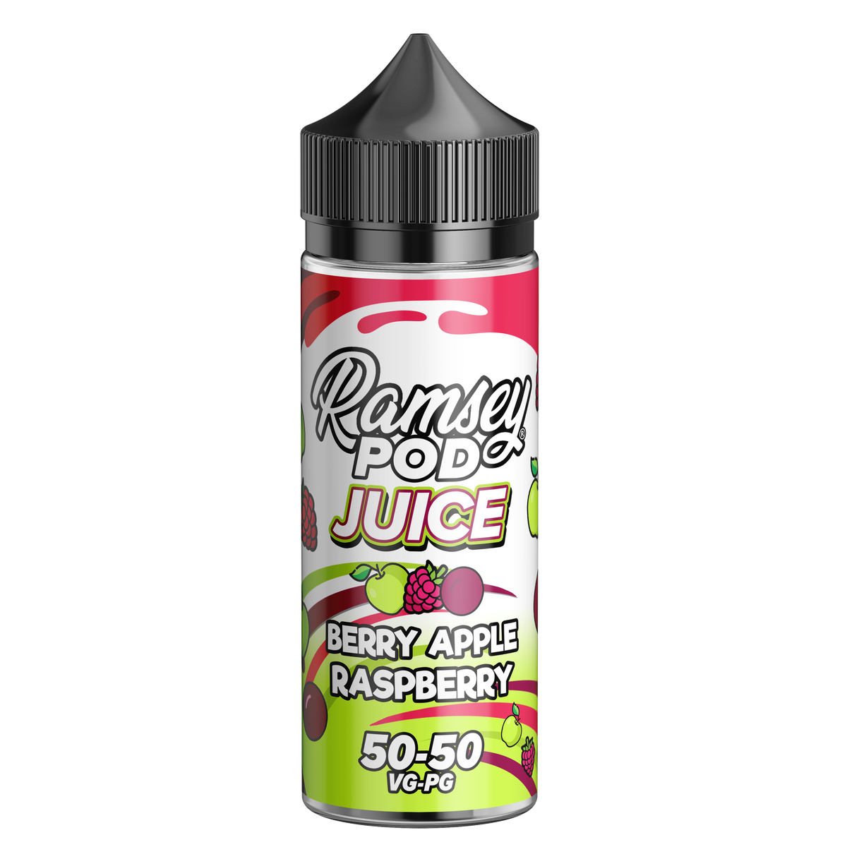 Apple And Raspberry Boost Berry Apple Raspberry by Ramsey Pod Juice 100ml Shortfill