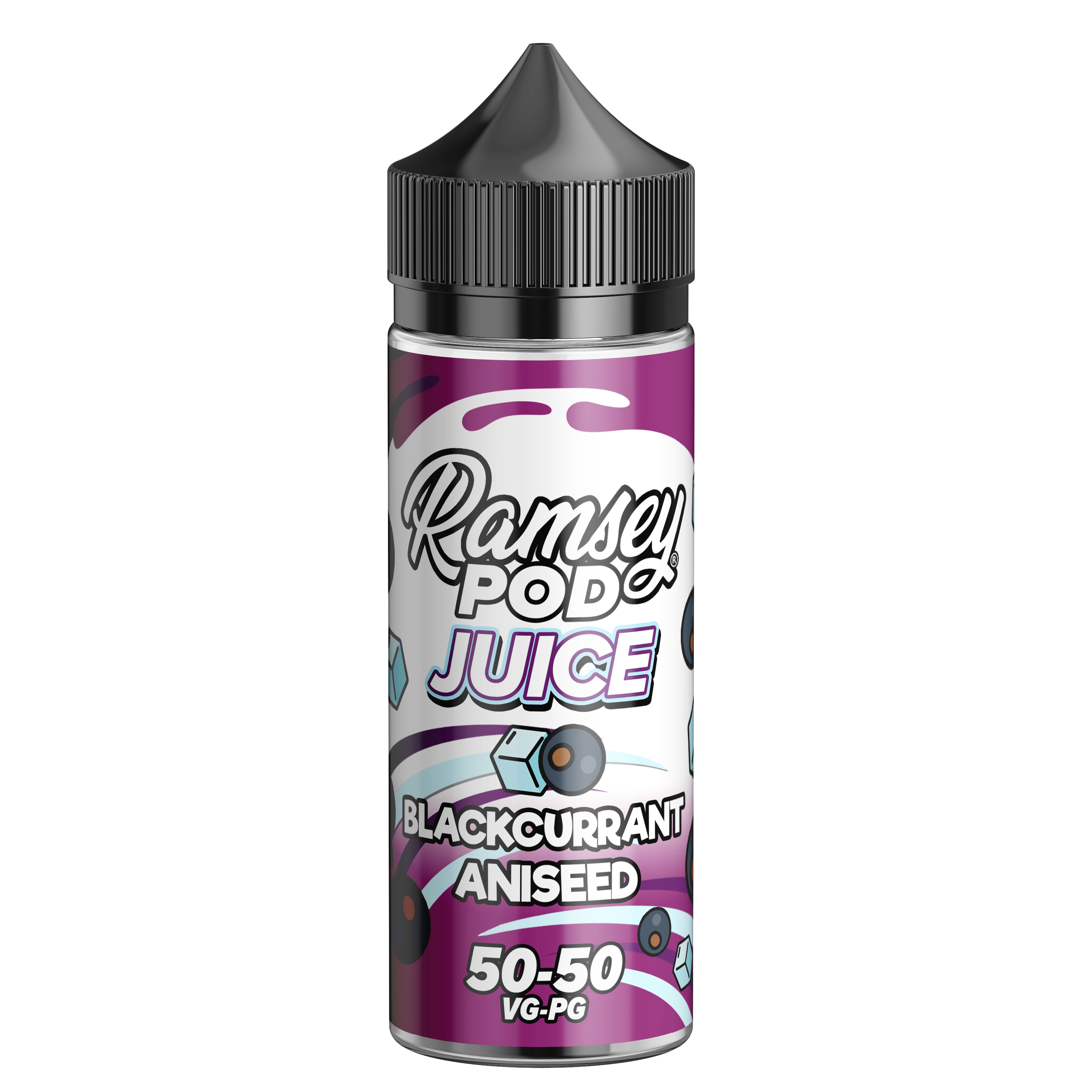 Blackcurrant Aniseed by Ramsey Pod Juice 100ml Shortfill