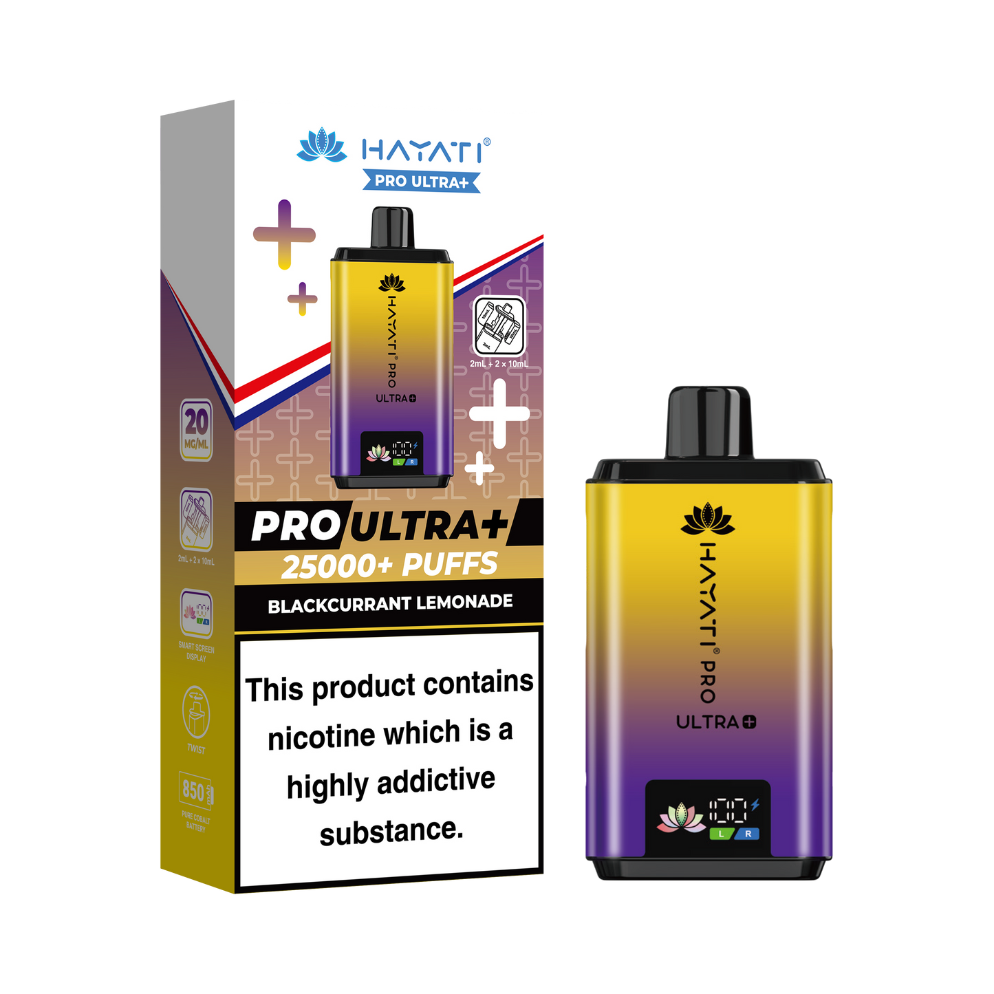 Hayati Pro Ultra + 25K Prefilled Pod Kit
