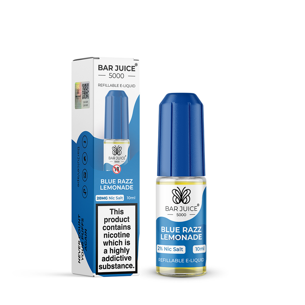 Blue Razz Lemonade Nic Salt by Bar Juice 5000 - Nic Salts UK