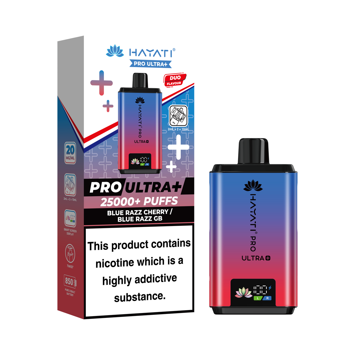 Hayati Pro Ultra + 25K Prefilled Pod Kit