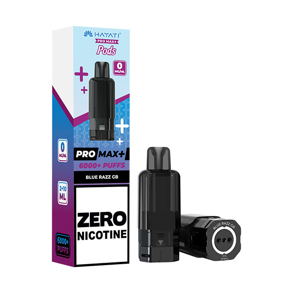 Hayati Pro Max 6000 + Prefilled Pod ZERO NICOTINE - Blue Razz GB