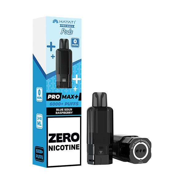 Hayati Pro Max 6000 + Prefilled Pod ZERO NICOTINE - Blue Sour Raspberry