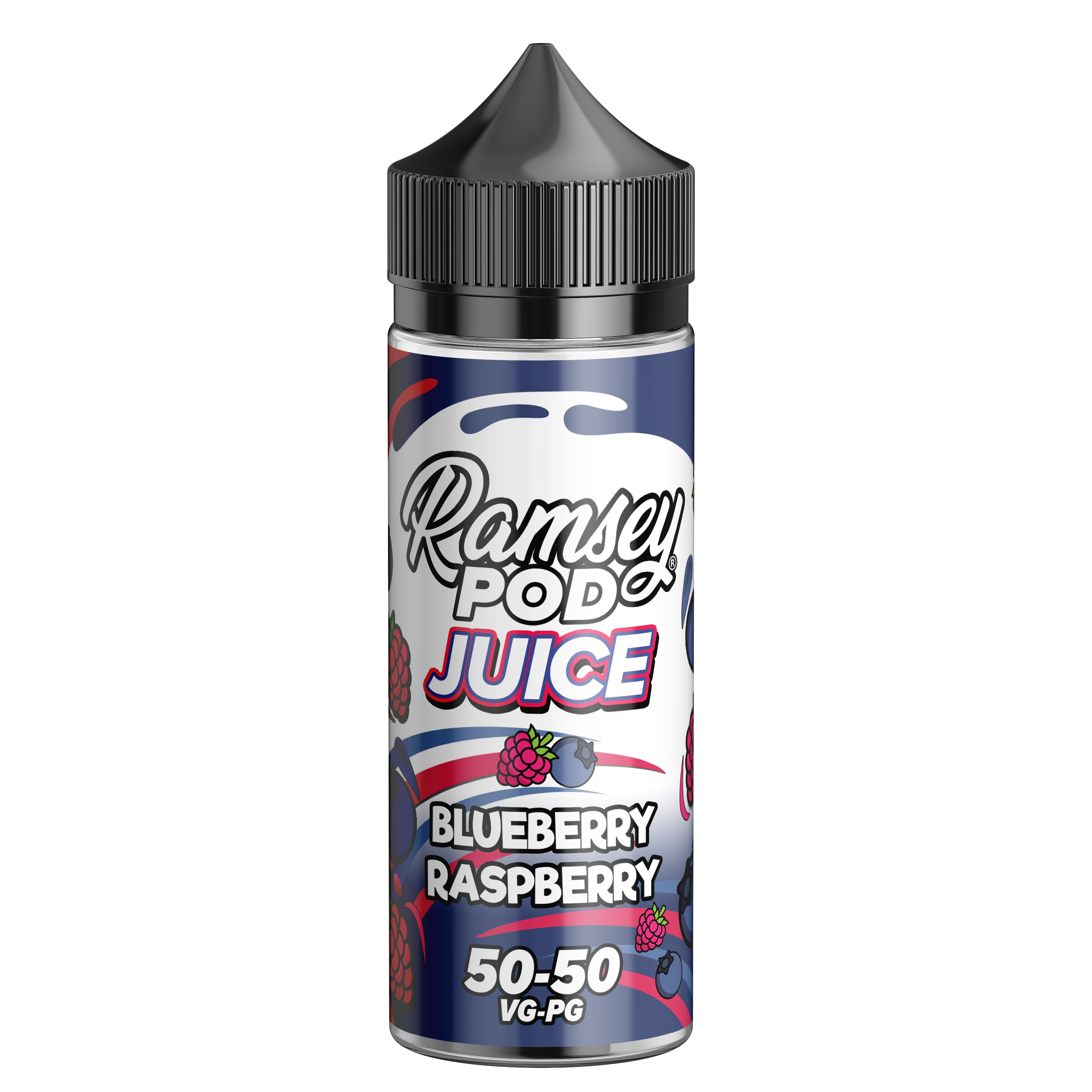 Blueberry Raspberry by Ramsey Pod Juice 100ml Shortfill