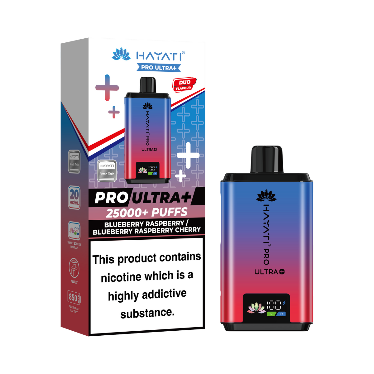 Hayati Pro Ultra + 25K Prefilled Pod Kit