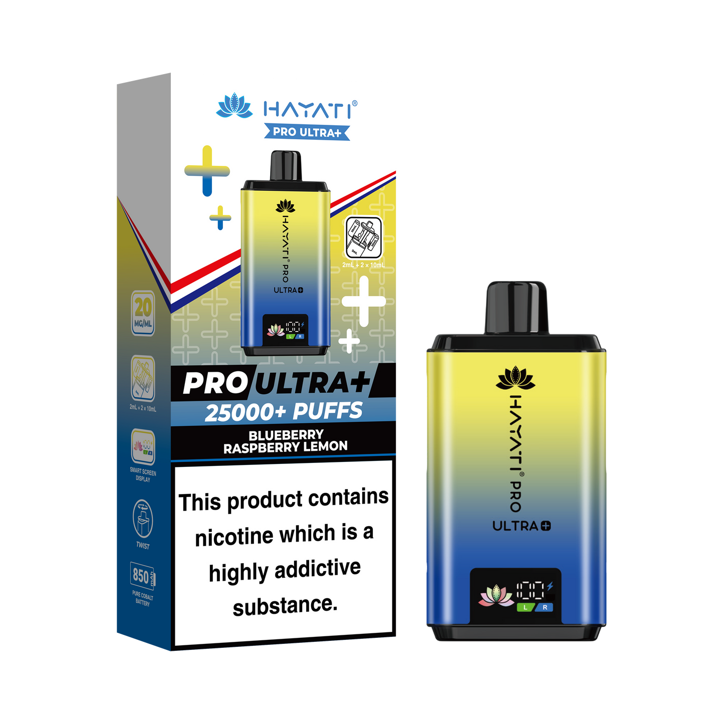 Hayati Pro Ultra + 25K Prefilled Pod Kit