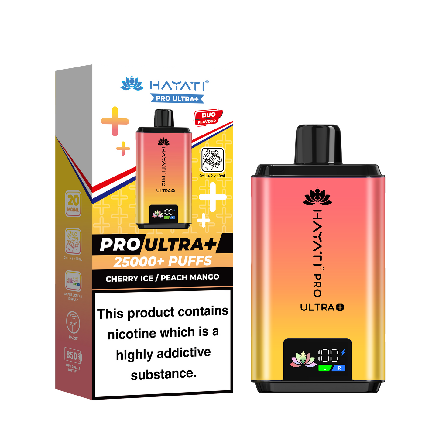Hayati Pro Ultra + 25K Prefilled Pod Kit