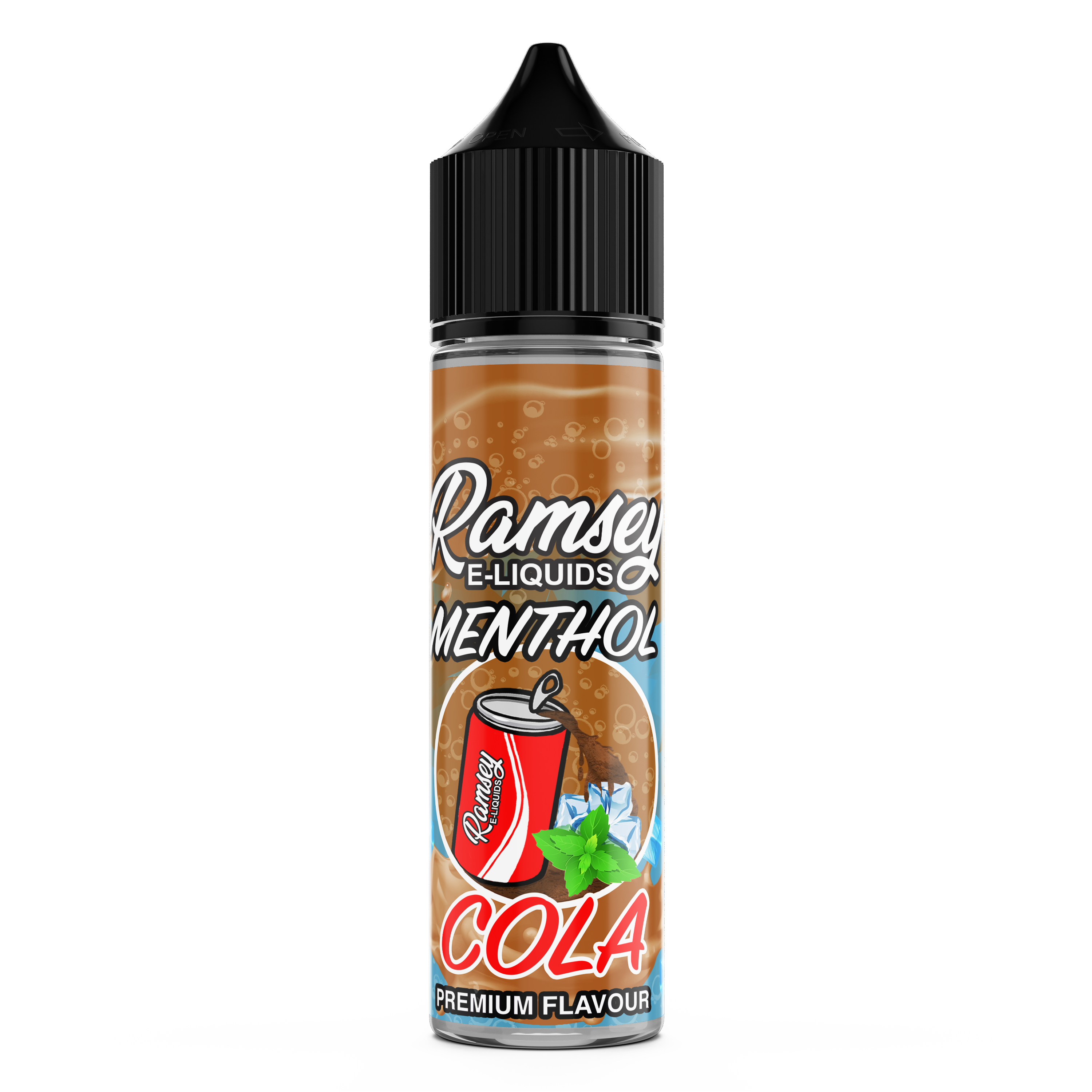 Ramsey E-Liquids Menthol: Cola 0mg 50ml Shortfill E-Liquid