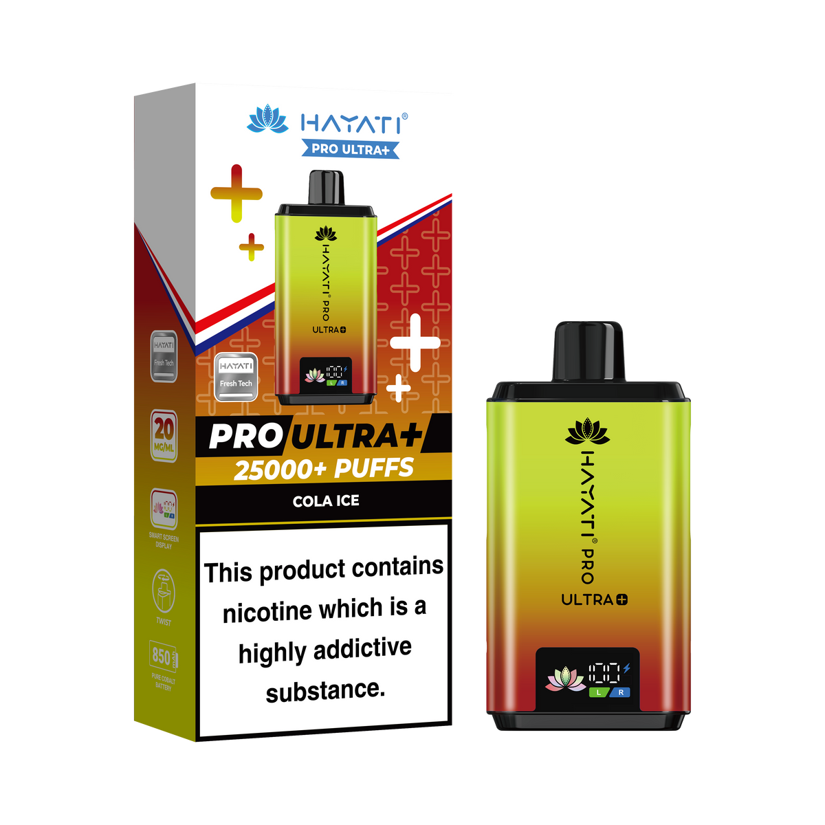 Hayati Pro Ultra + 25K Prefilled Pod Kit