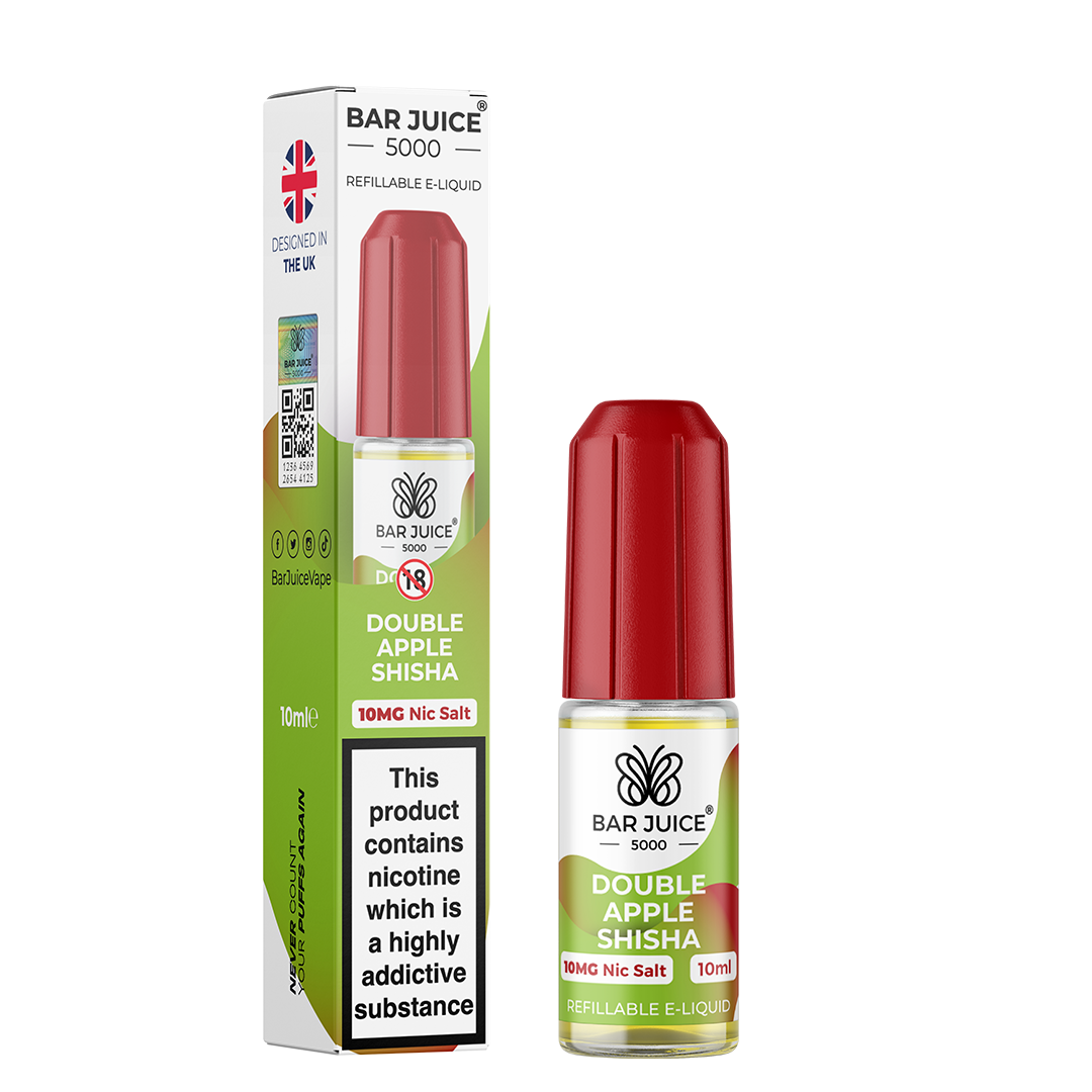 Bar Juice 5000 Double Apple Shisha 10ml Nic Salt