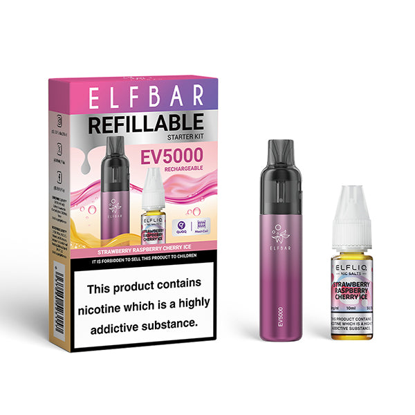 Elf Bar EV5000 Strawberry Raspberry Cherry Ice