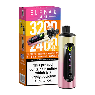 Elf Bar 4-in-1 Pod Kit Vapor Shop Direct Elf Bar 4-in-1 Pod Kit Vapor Shop Direct