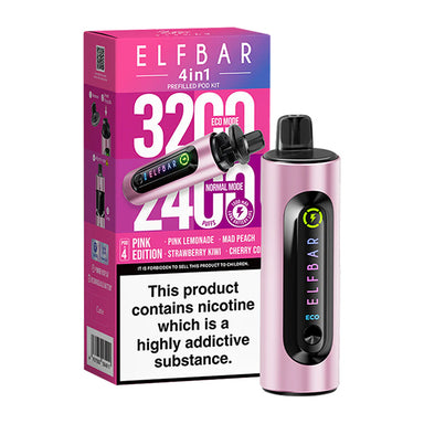 Elf Bar 4-in-1 Pod Kit Vapor Shop Direct Elf Bar 4-in-1 Pod Kit Vapor Shop Direct