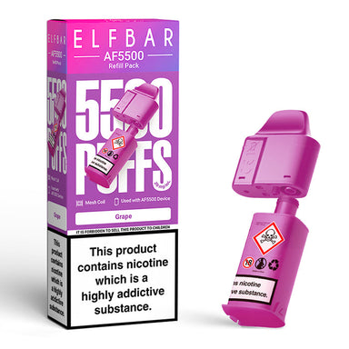elfbar pod refill Elf Bar AF5500 Prefilled Pods – Vapor Shop Direct