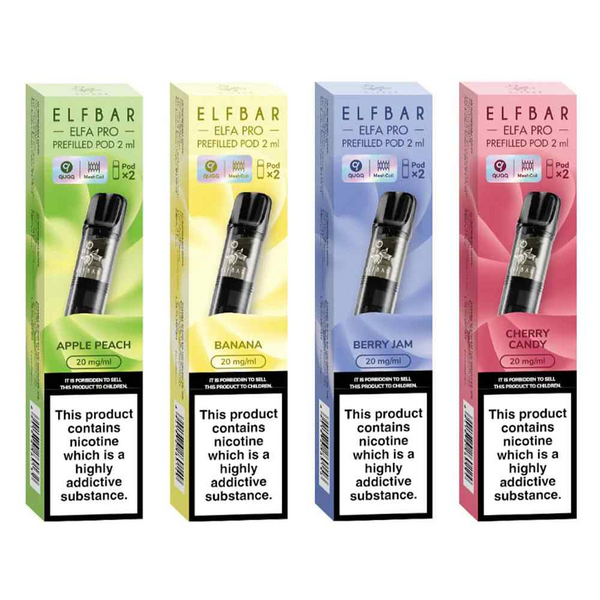 Elf Bar Elfa Pro Prefilled Pods 2pcs - Prefilled PoDs UK Vapor Shop Direct Elf Bar Elfa Pro Prefilled Pods 2pcs - Prefilled PoDs UK Vapor Shop Direct