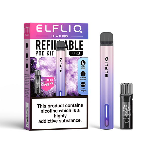 Elfliq ELFA Turbo Vape Kit Vapor Shop Direct Elfliq ELFA Turbo Vape Kit Vapor Shop Direct