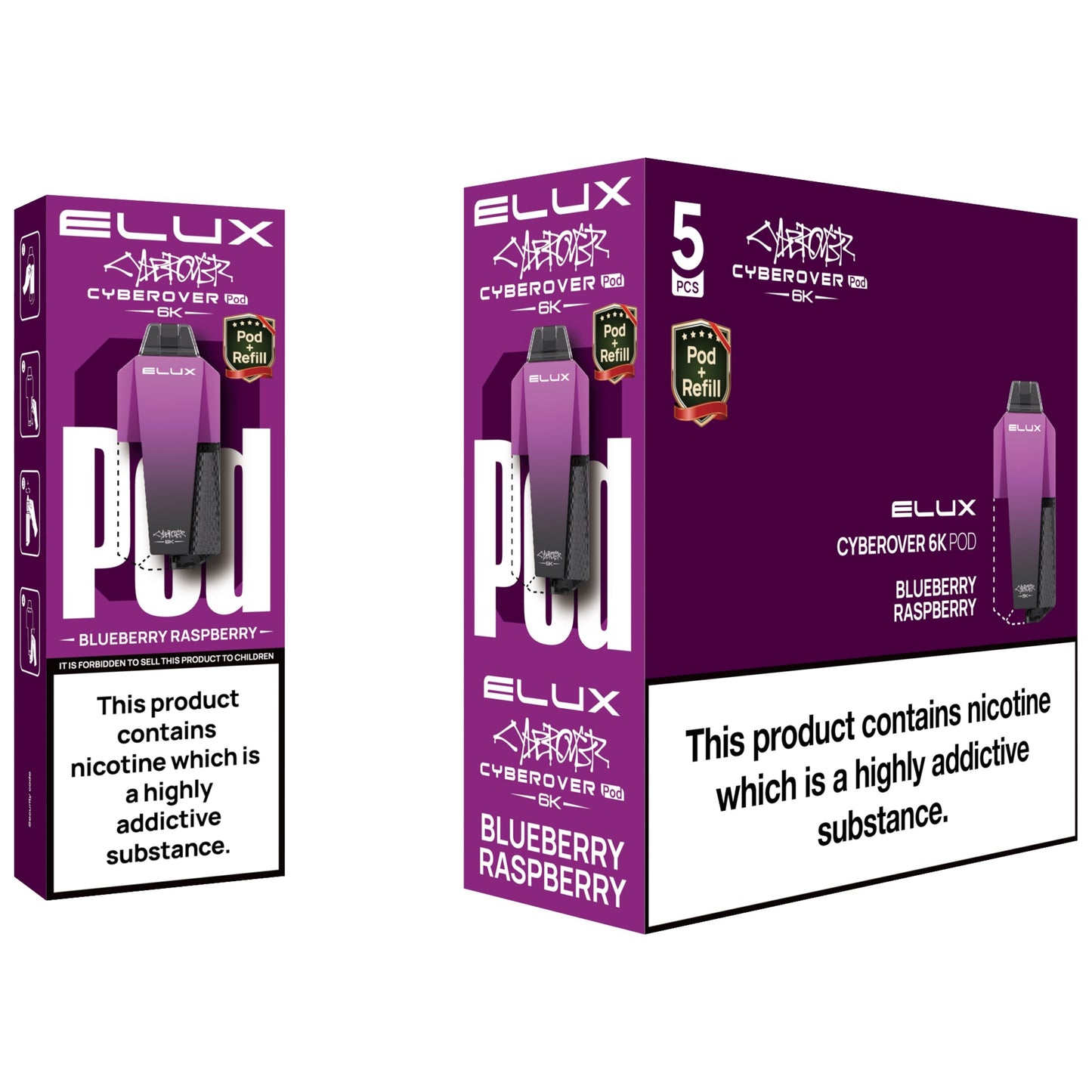 Elux Cyberover 6K Prefilled Pods