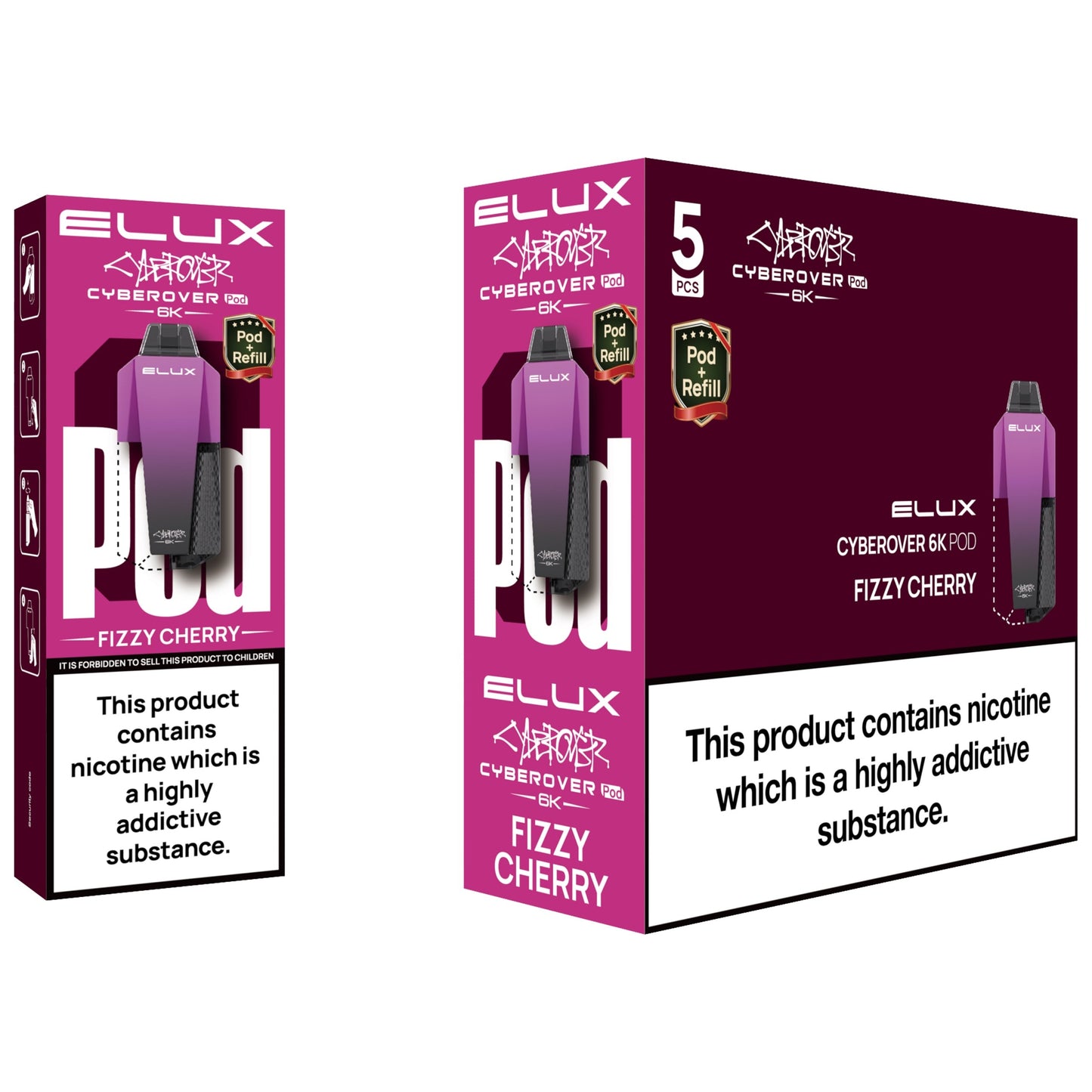 Elux Cyberover 6K Prefilled Pods