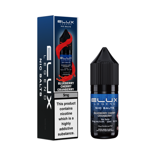 Elux Legend Blueberry Cherry Cranberry 10ml Nic Salt