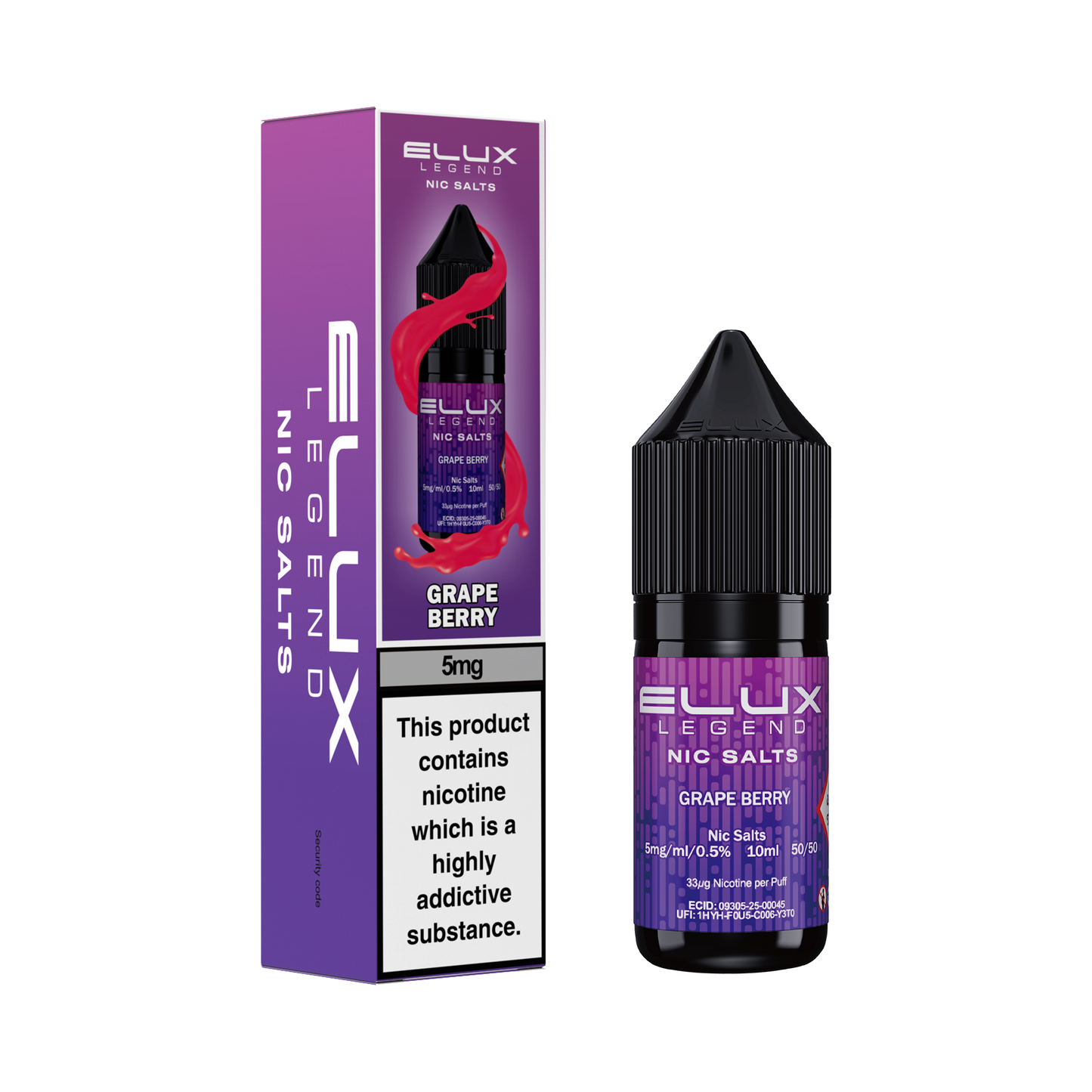 Elux Legend Grape Berry 10ml Nic Salt