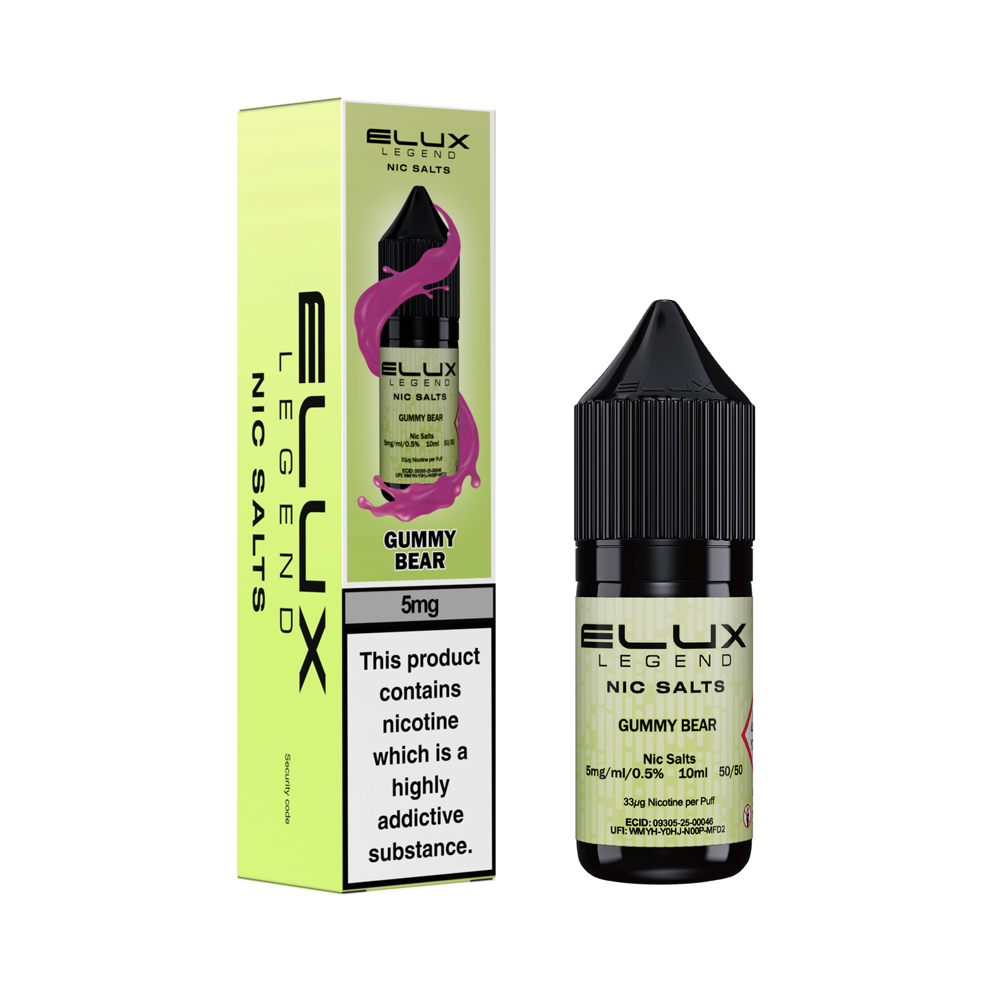 Elux Legend Gummy Bear 10ml Nic Salt