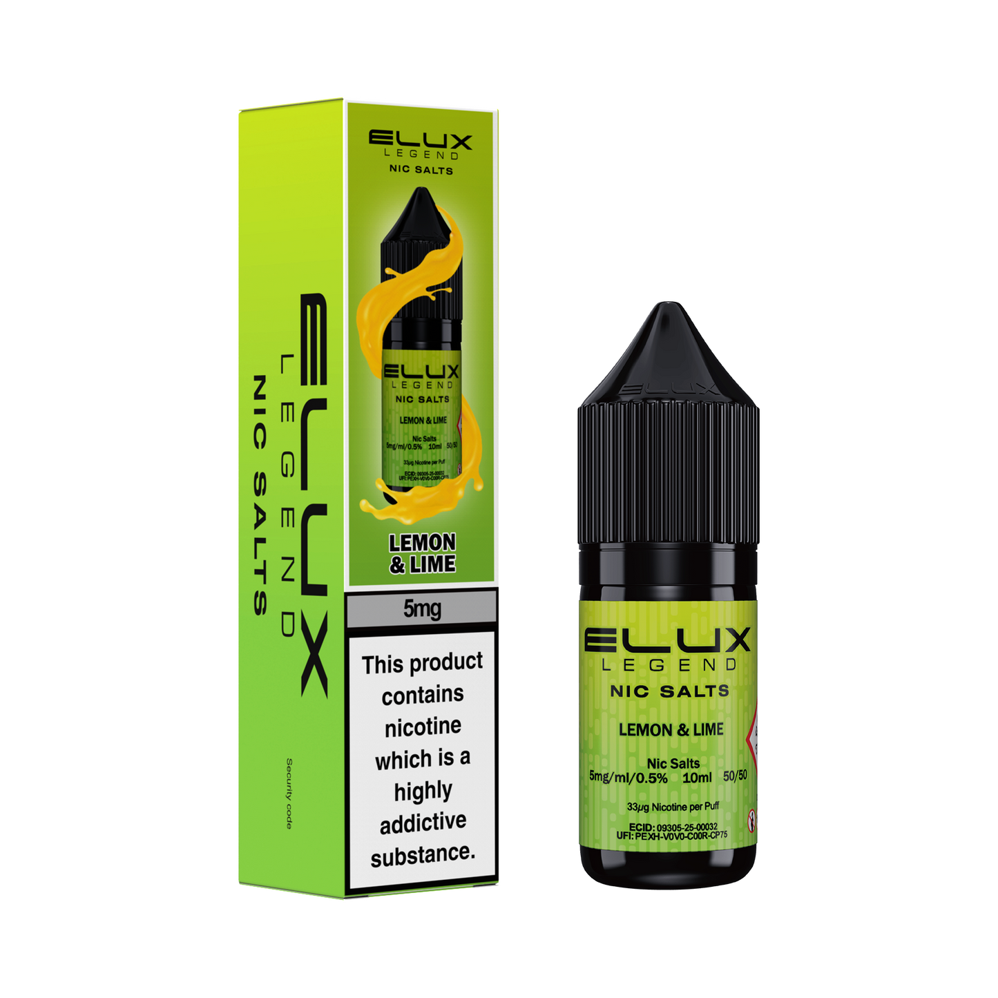 Elux Legend Lemon & Lime 10ml Nic Salt