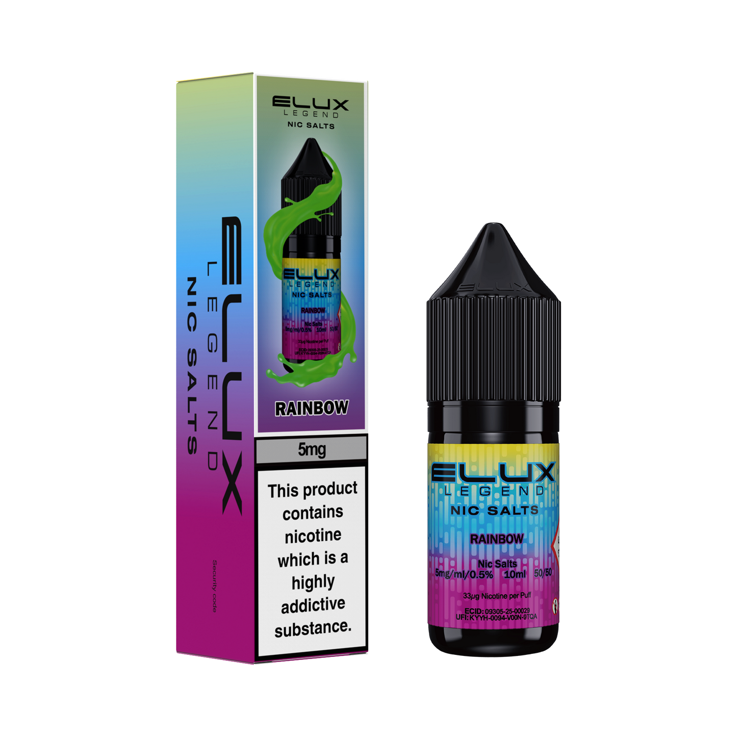 Elux Legend Rainbow 10ml Nic Salt