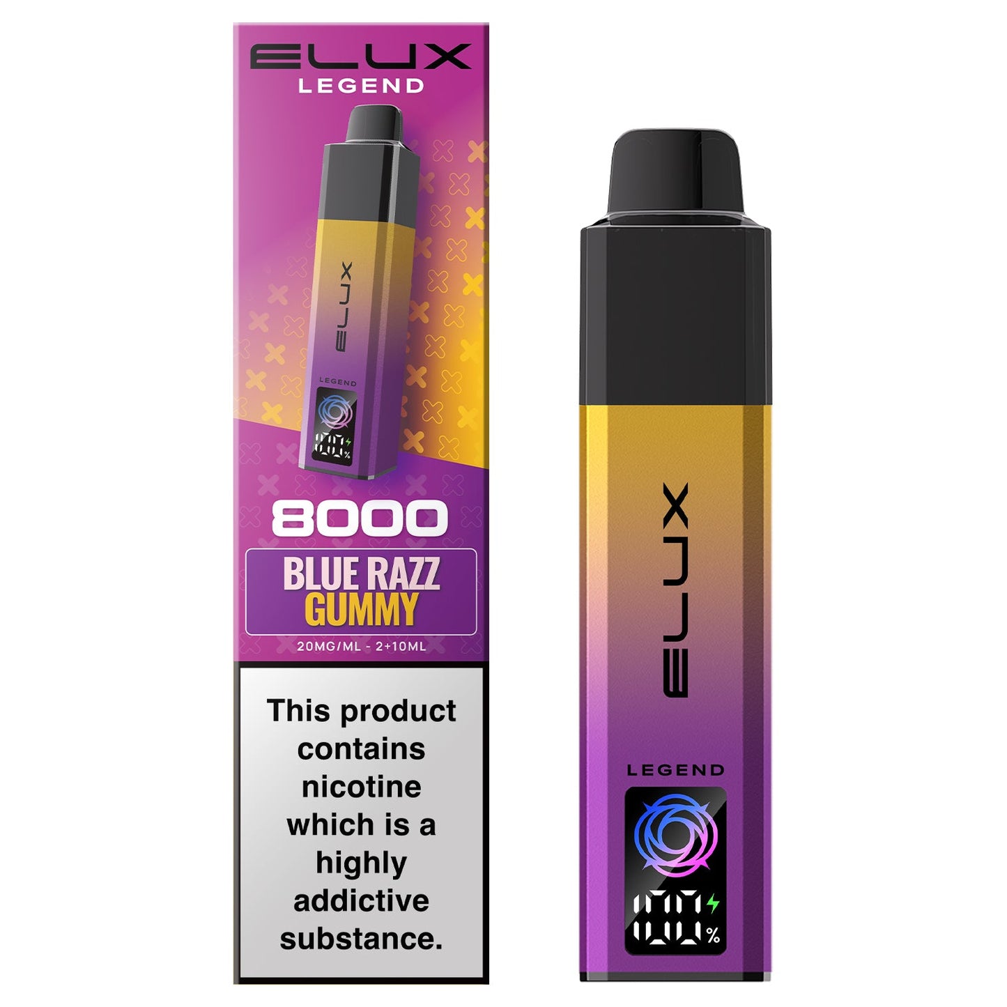 Elux Legend 8000 Pod Kit - Blue Razz Gummy