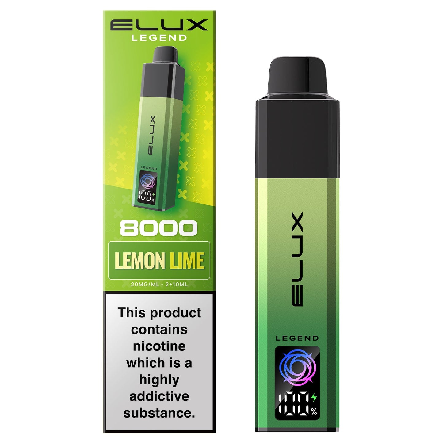 Elux Legend 8000 Pod Kit - Lemon Lime
