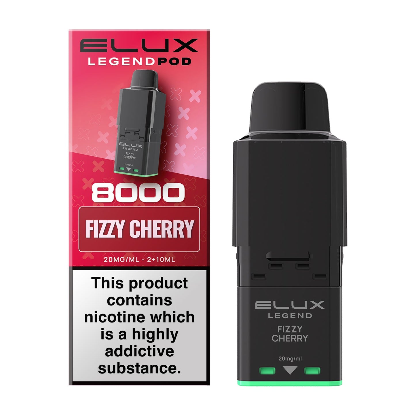 Elux Legend 8000 Prefilled Pods - Fizzy Cherry