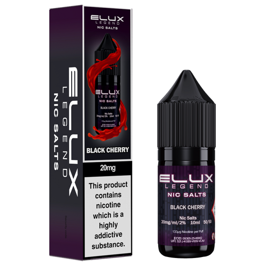 Black Cherry Nic Salt by Elux - Nic Salts UK