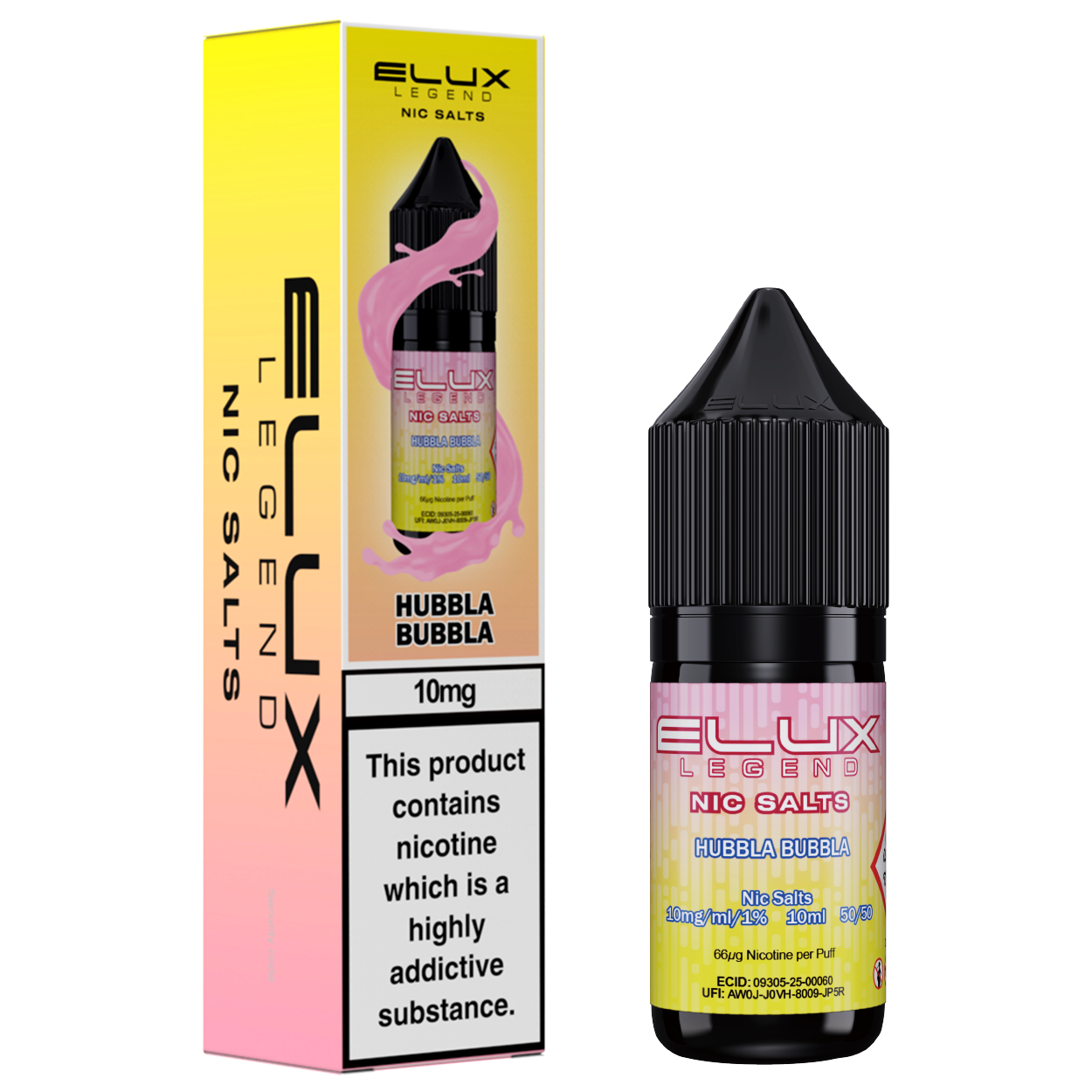 Hubbla Bubbla Nic Salt by Elux - Nic Salts UK