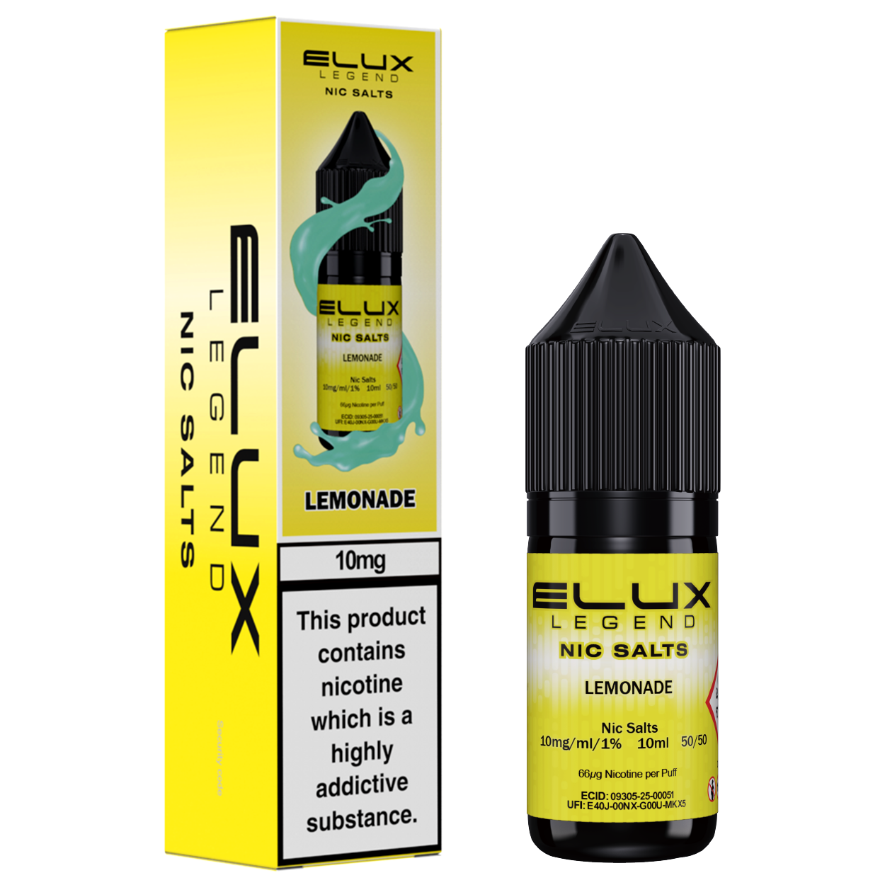 Lemonade Nic Salt by Elux - Nic Salts UK