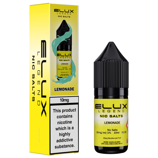 Lemonade Nic Salt by Elux - Nic Salts UK