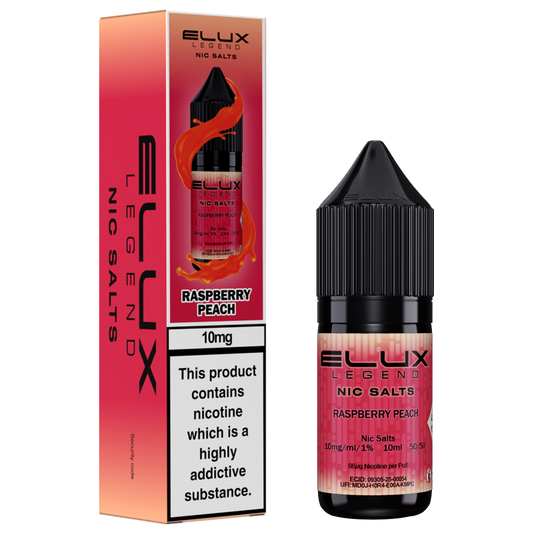 Raspberry Peach Nic Salt by Elux - Nic Salts UK