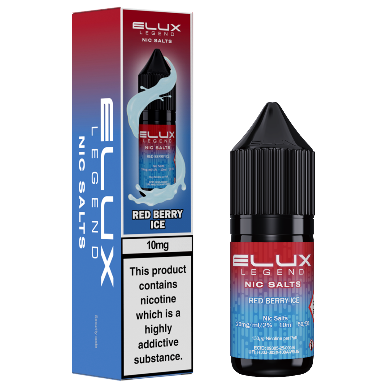 Red Berry Ice Nic Salt by Elux - Nic Salts UK