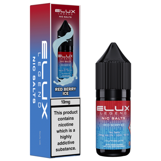 Red Berry Ice Nic Salt by Elux - Nic Salts UK