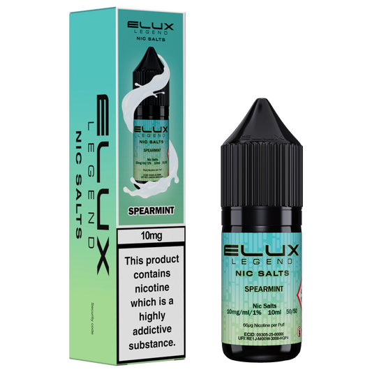 Spearmint Nic Salt by Elux - Nic Salts UK