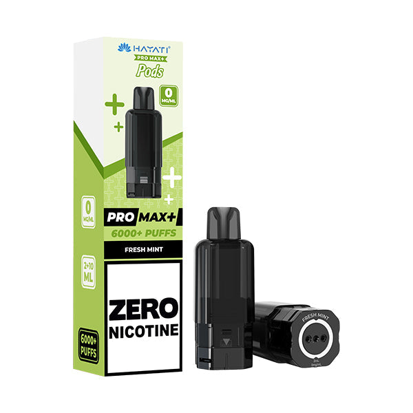 Hayati Pro Max 6000 + Prefilled Pod ZERO NICOTINE - Fresh Mint