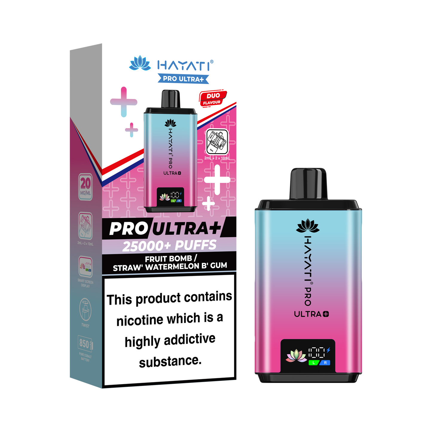 Hayati Pro Ultra + 25K Prefilled Pod Kit