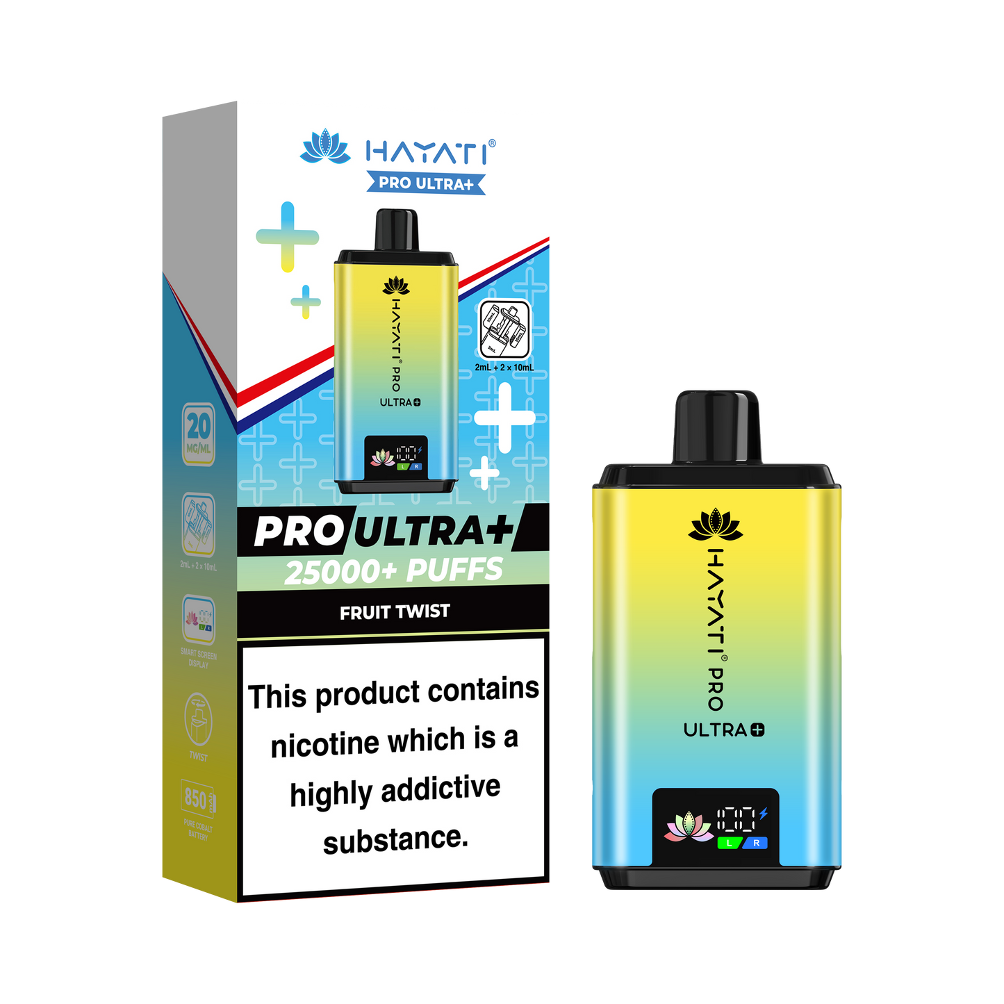 Hayati Pro Ultra + 25K Prefilled Pod Kit
