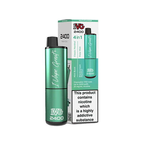 IVG 2400 4 in 1 Green Edition Disposable Vape